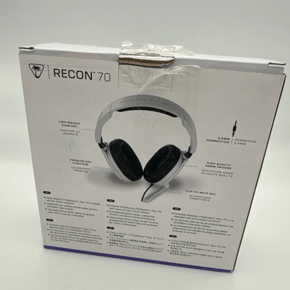 Turtle Beach Recon 70 Wired Headset for Xbox/PlayStation/Nintendo Switch/PC